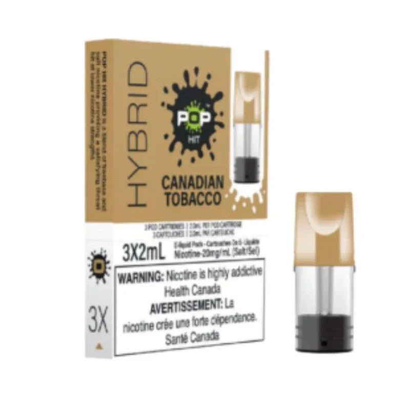 Pop Hit Hybrid Pod (Pack of 3) - Canadian Tobacco 20mg/mL