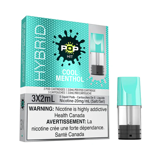 Pop Hit Hybrid Pod (Pack of 3) - Cool Menthol 20mg/mL