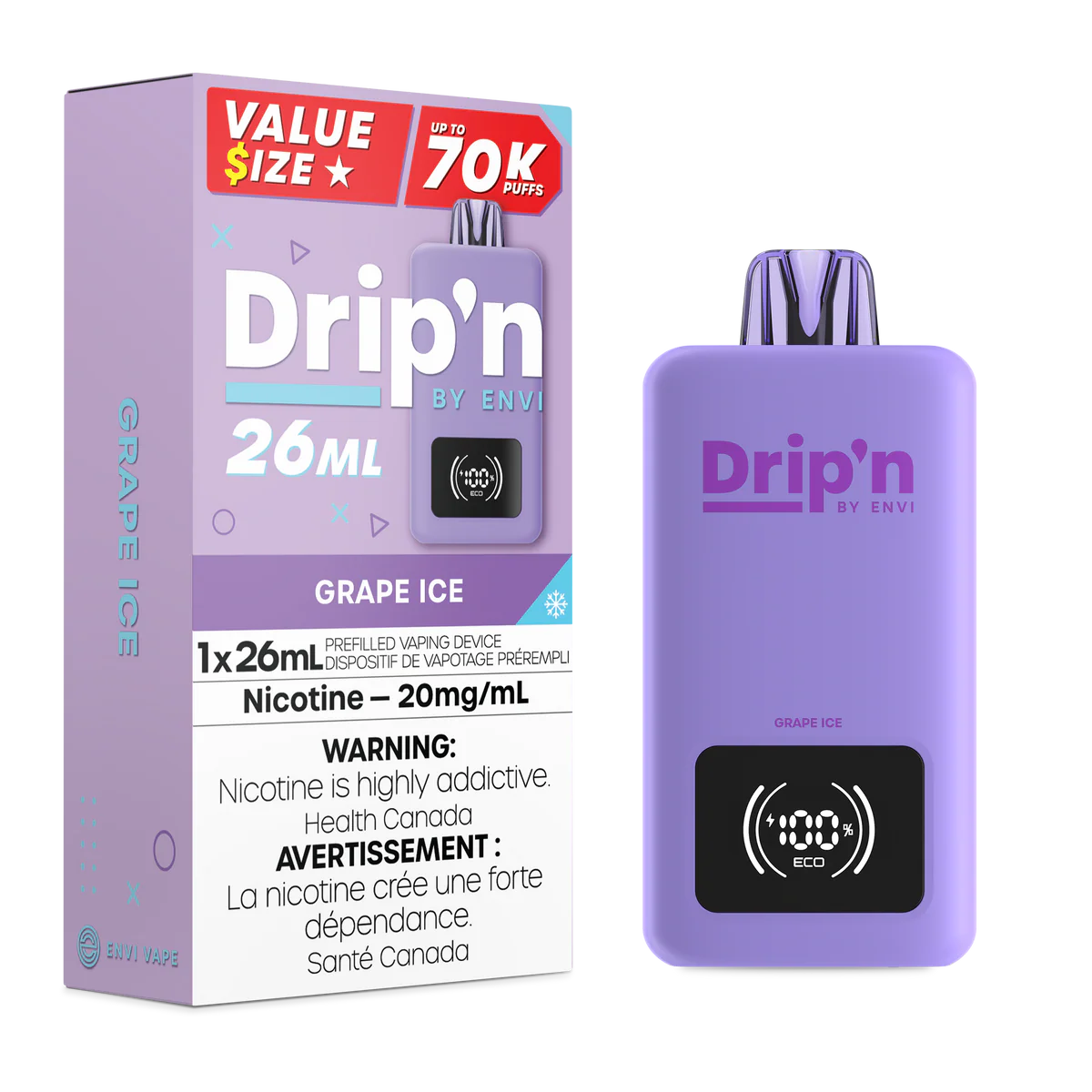 Drip'n 26mL Grape Ice