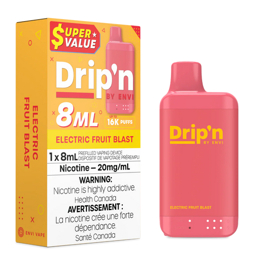Drip'n by Envi 8ML Disposable - Electric Fruit Blast