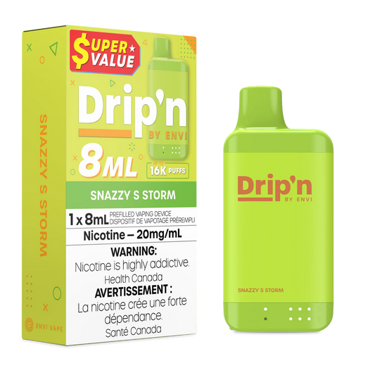 Drip'n by Envi 8ML Disposable - Snazzy S Storm