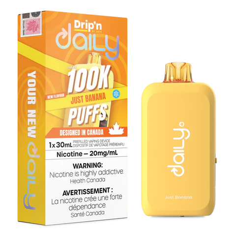 Just Banana - Dripn Daily Disposable Vape 100K
