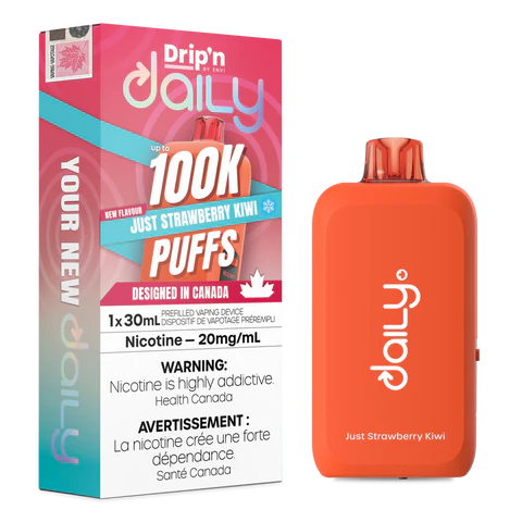 Just Strawberry Kiwi - Dripn Daily Disposable Vape 100K