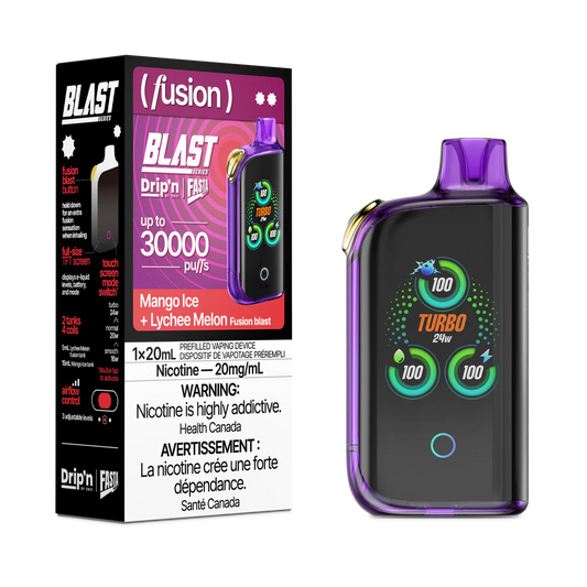 Drip'n by Envi x Fasta Blast 30K Mango Ice + Lychee Melon (Fusion)