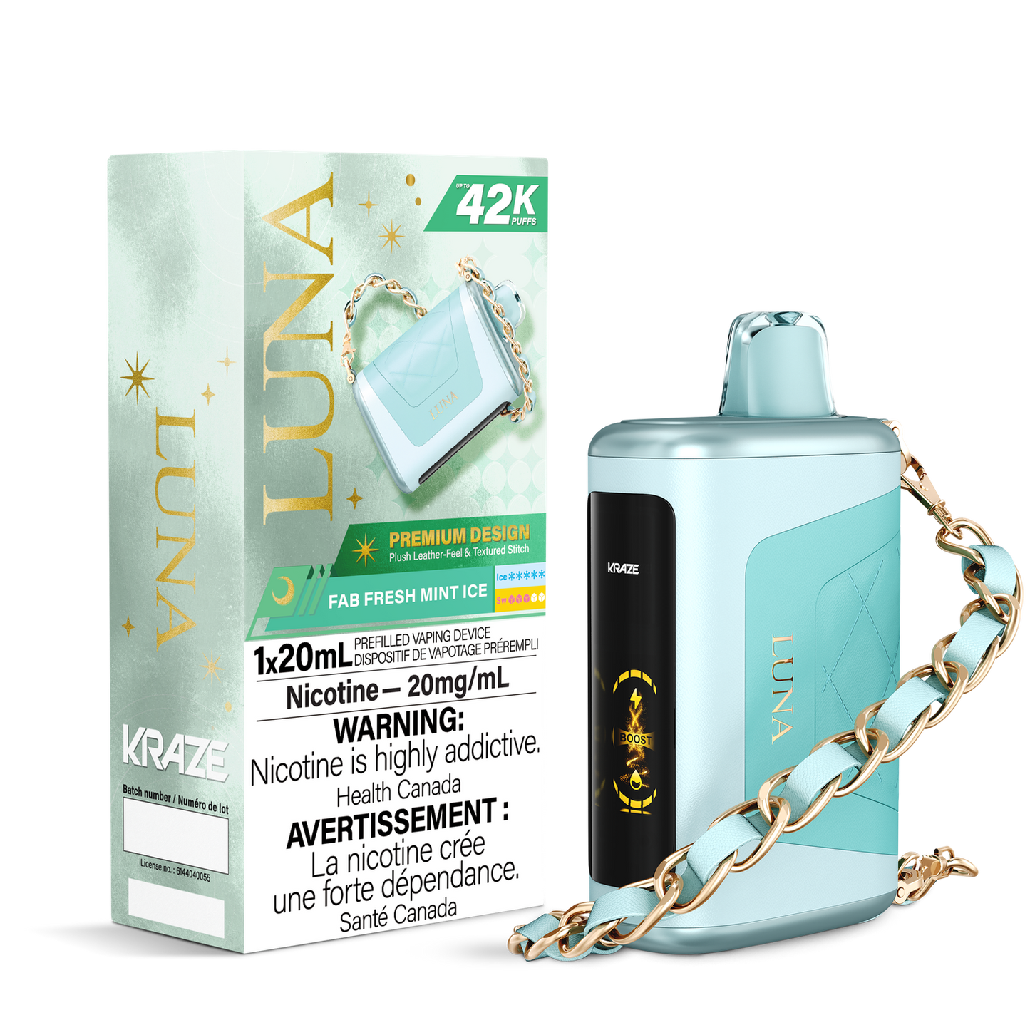 Fab Fresh Mint Ice - Kraze Luna Disposable