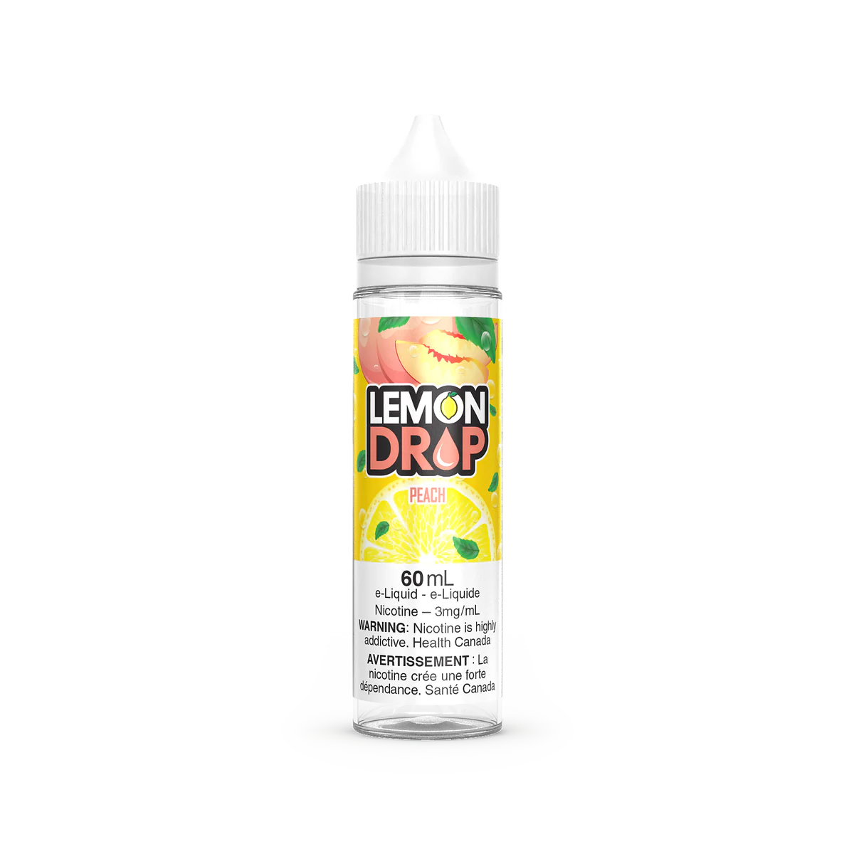 Peach - Lemon Drop 0mg/mL 60mL e-liquid