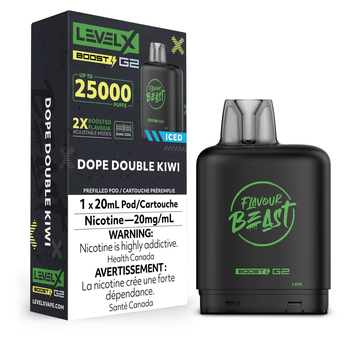 Level X Flavour Beast Boost G2 Dope Double Kiwi