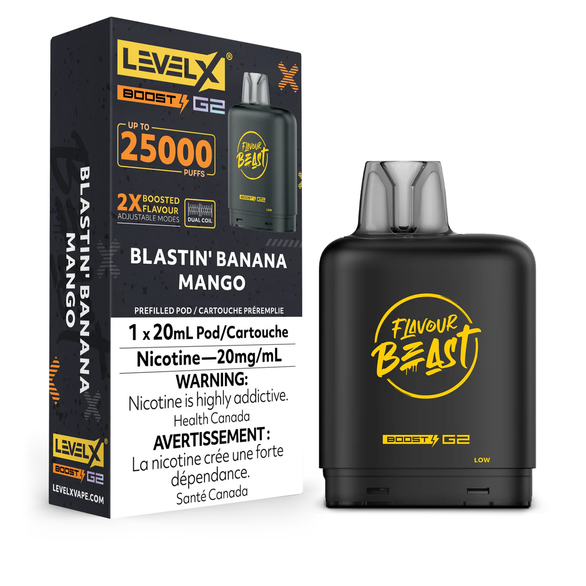 Level X Flavour Beast Boost G2 Blastin' Banana Mango
