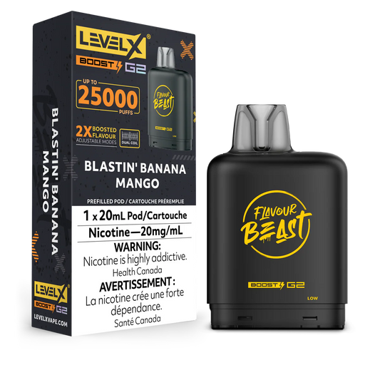 Level X Flavour Beast Boost G2 Blastin' Banana Mango