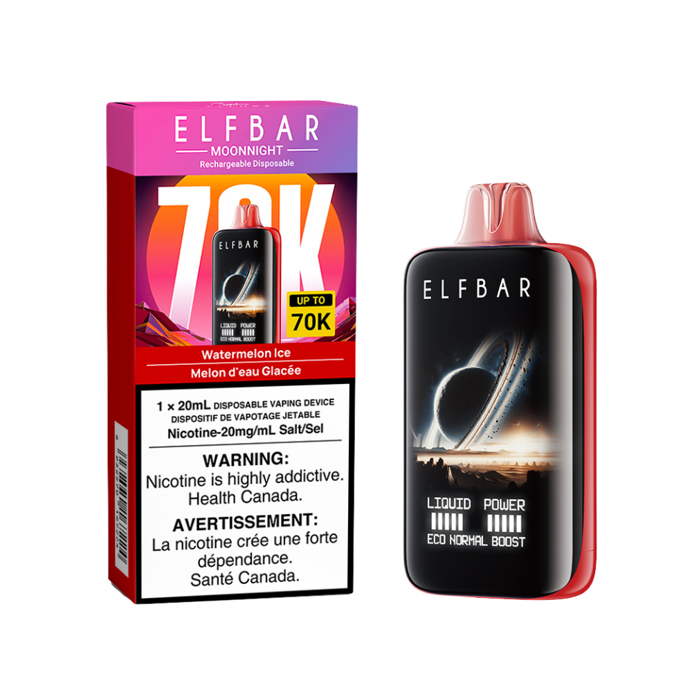 ELF Bar MoonNight 70K Disposable Vape - Watermelon Ice