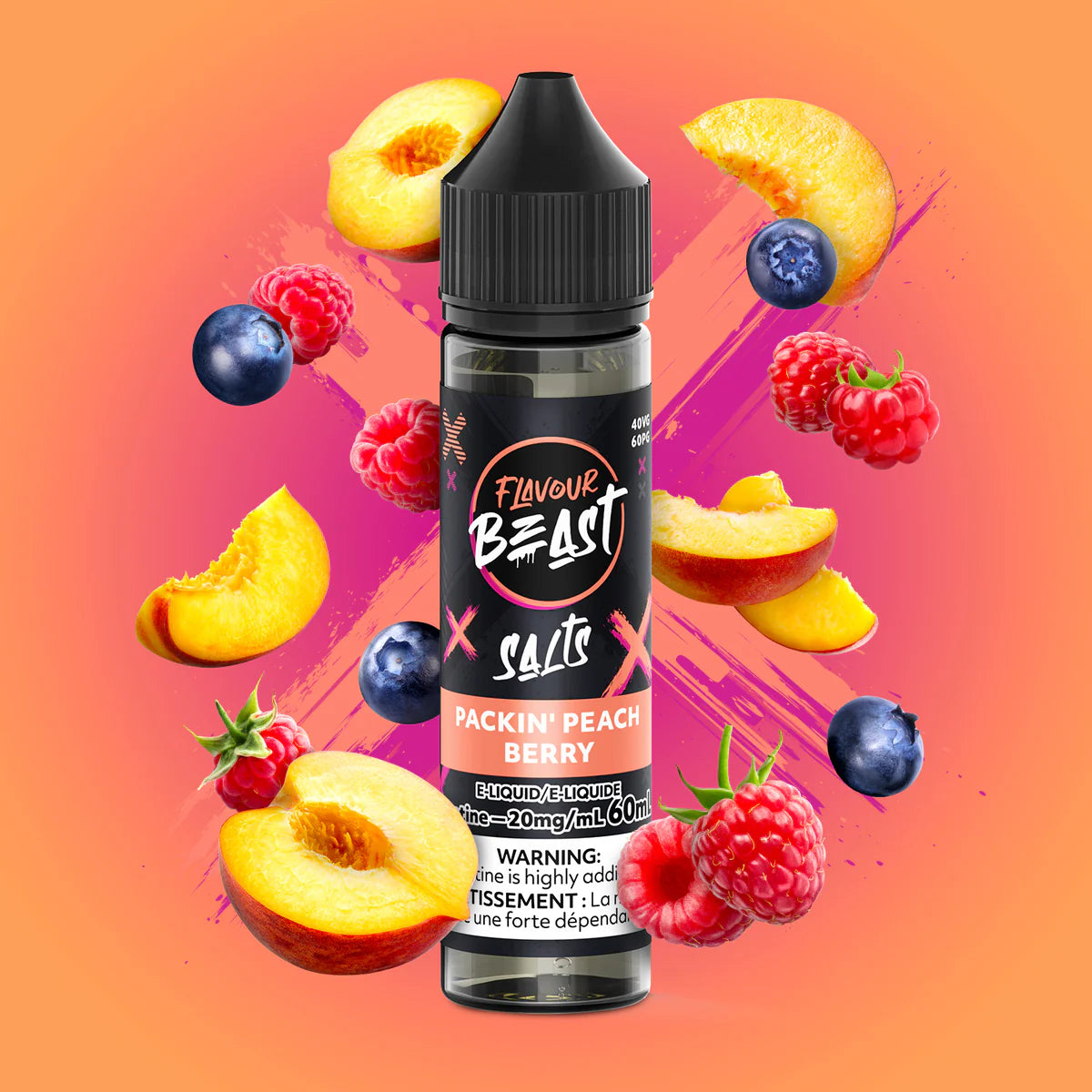 Flavour Beast Salt - Packin Peach Berry