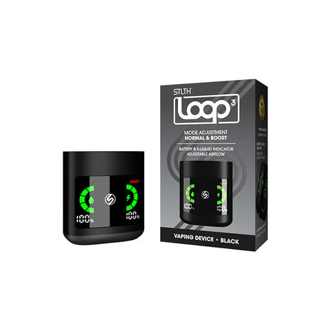 STLTH LOOP 3 CLOSED POD DEVICE - BLACK