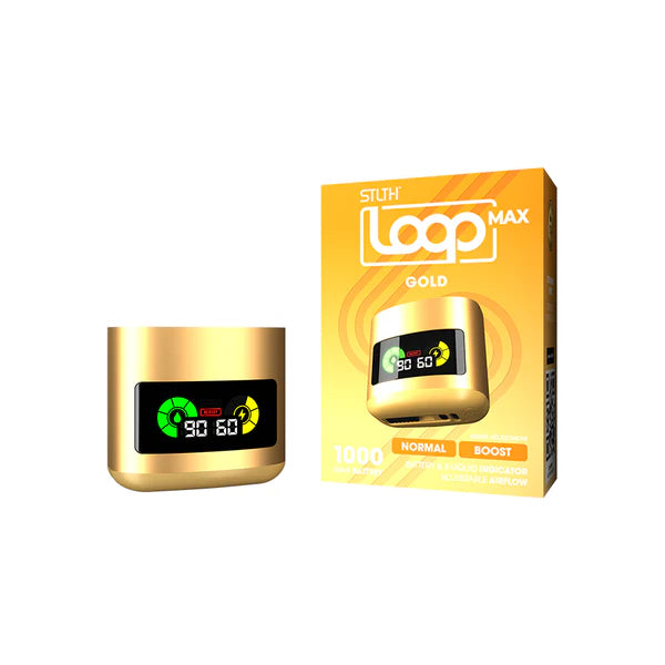 STLTH LOOP MAX CLOSED POD DEVICE GOLD