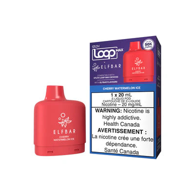STLTH LOOP MAX X ELFBAR POD - CHERRY WATERMELON ICE