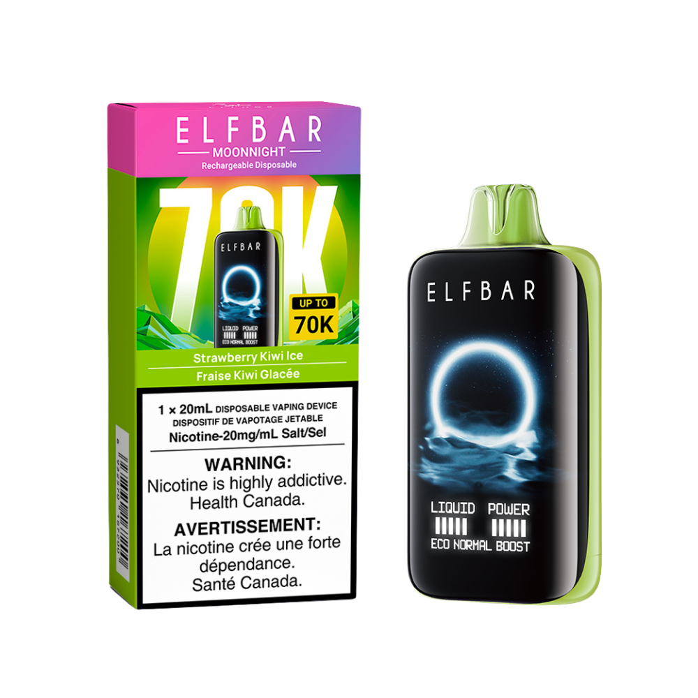 ELF Bar MoonNight 70K Disposable Vape - Strawberry Kiwi Ice
