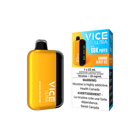 VICE ULTRA DISPOSABLE VAPE 60K- BANANA BEAST ICE