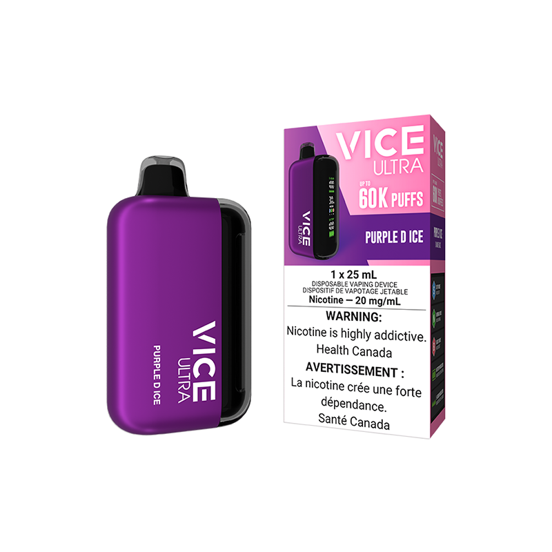 VICE ULTRA DISPOSABLE VAPE 60K - PURPLE D ICE