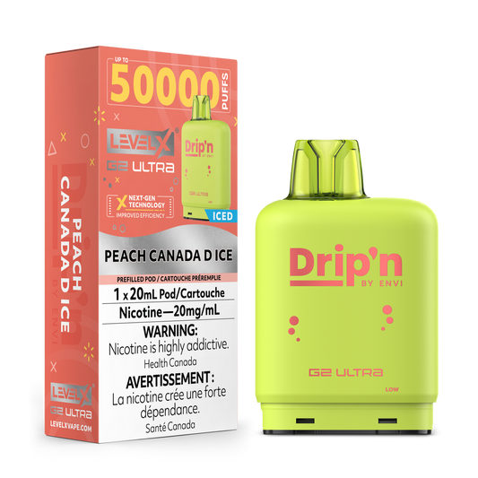 Level X Drip'n G2 Ultra Peach Canada D Ice