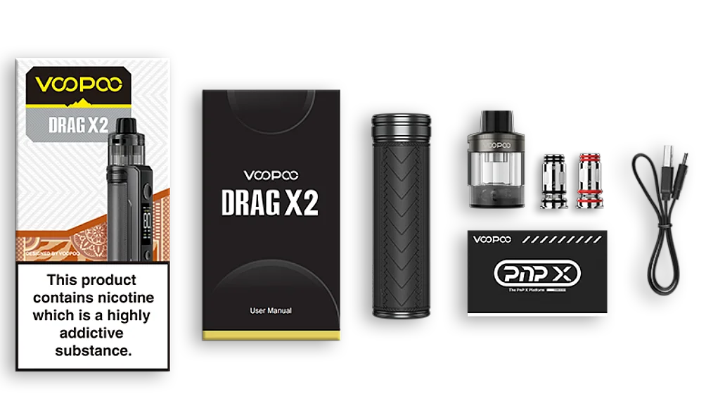VOOPOO DRAG X2 POD KIT Checkered Black
