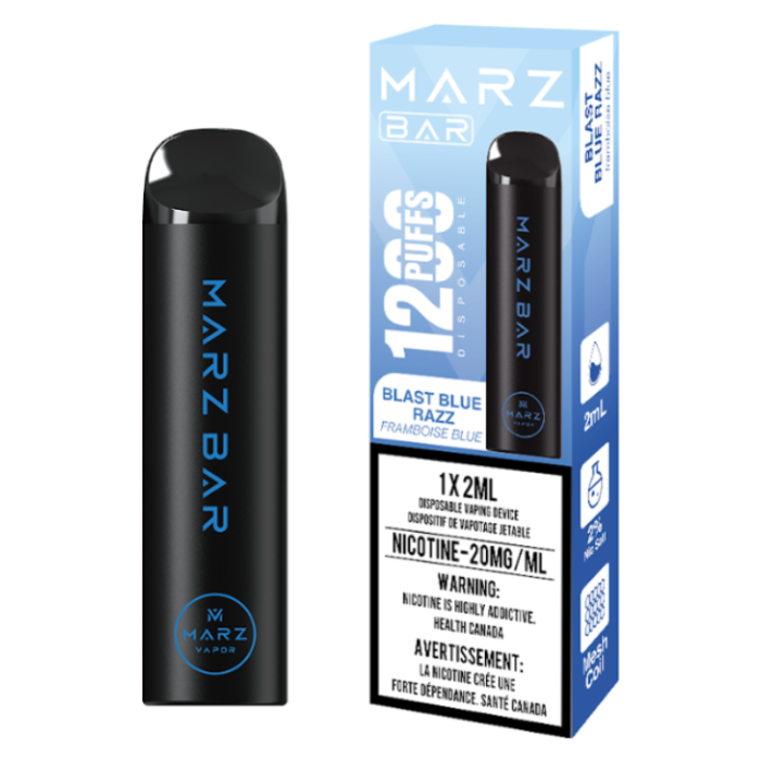MARZ BAR 1200 - BLAST BLUE RAZZ