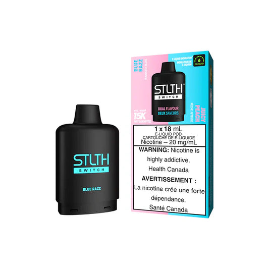 STLTH SWITCH POD 15K- BLUE RAZZ AND JUICY PEACH