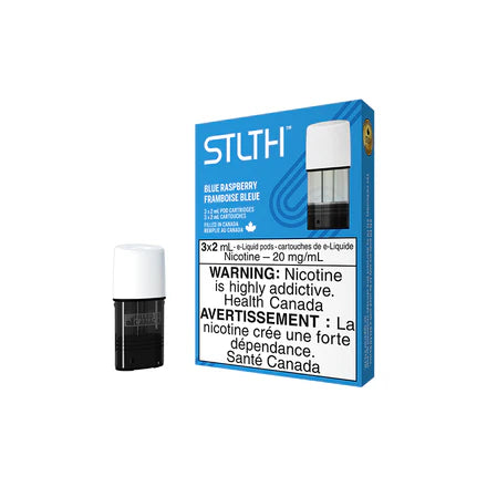 STLTH POD PACK - BLUE RASPBERRY (3 PACK) BOLD 50