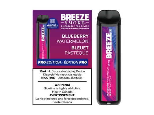 Breeze Pro Zero Nic - Blueberry Watermelon
