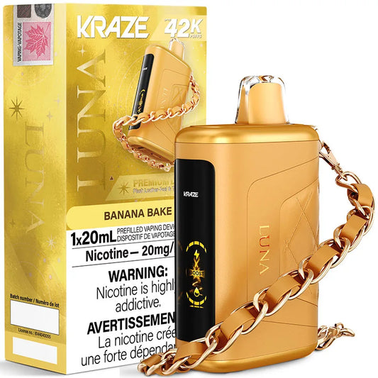 Banana Bake- Kraze Luna 42K Disposable Vape