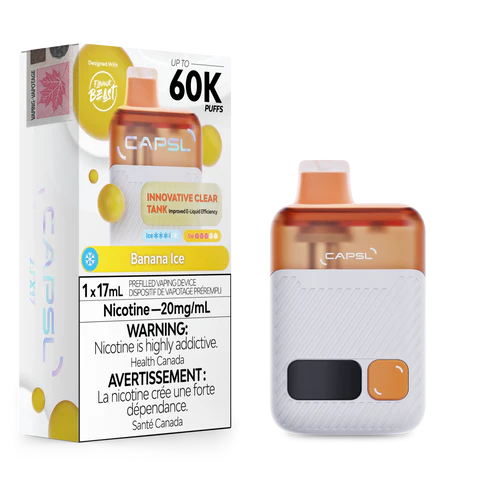 Banana Ice - CAPSL 60K Disposable Vape by Flavour Beast