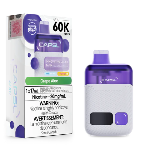 Grape Aloe - CAPSL 60K Disposable Vape by Flavour Beast