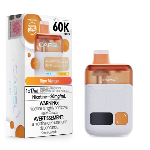 Ripe Mango - CAPSL 60K Disposable Vape by Flavour Beast