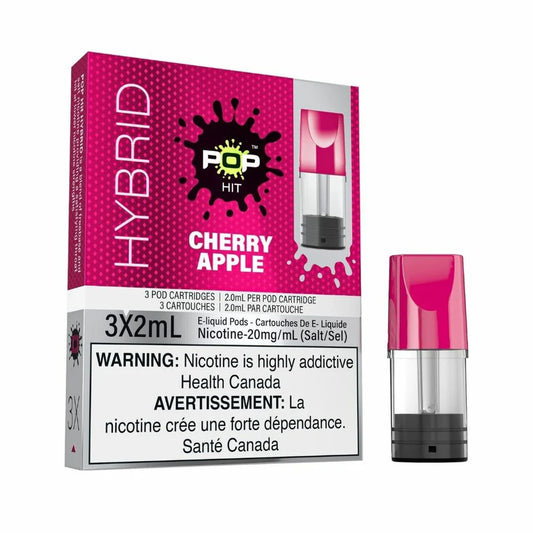 Pop Hit Hybrid Pod (Pack of 3) - Cherry Apple 20mg/mL
