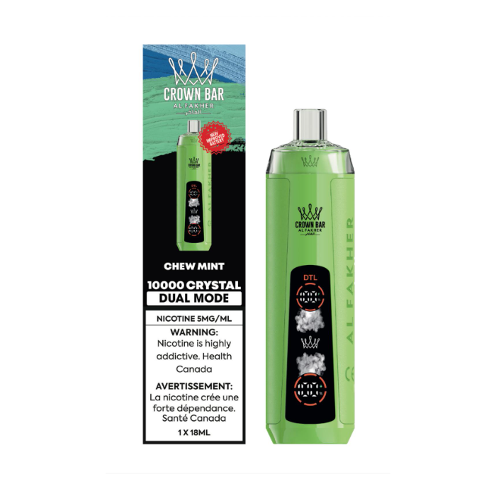 AL FAKHER CROWN BAR CRYSTAL 10K - CHEW MINT