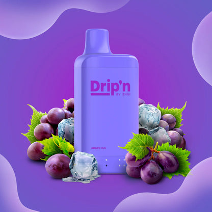 Drip'n by Envi 8ML Disposable - Grape Ice