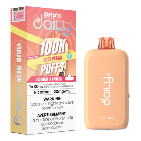 Just Peach - Dripn Daily Disposable Vape 100K