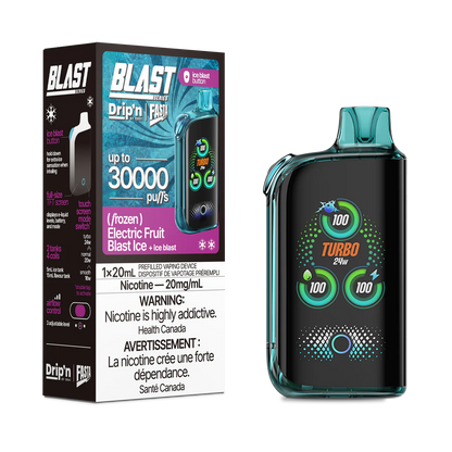 Drip'n by Envi x Fasta Blast 30K Electric Fruit Blast Ice (FROZEN)