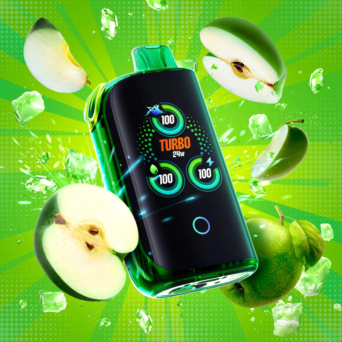 Drip'n by Envi x Fasta Blast 30K Green Apple Ice (Sour)
