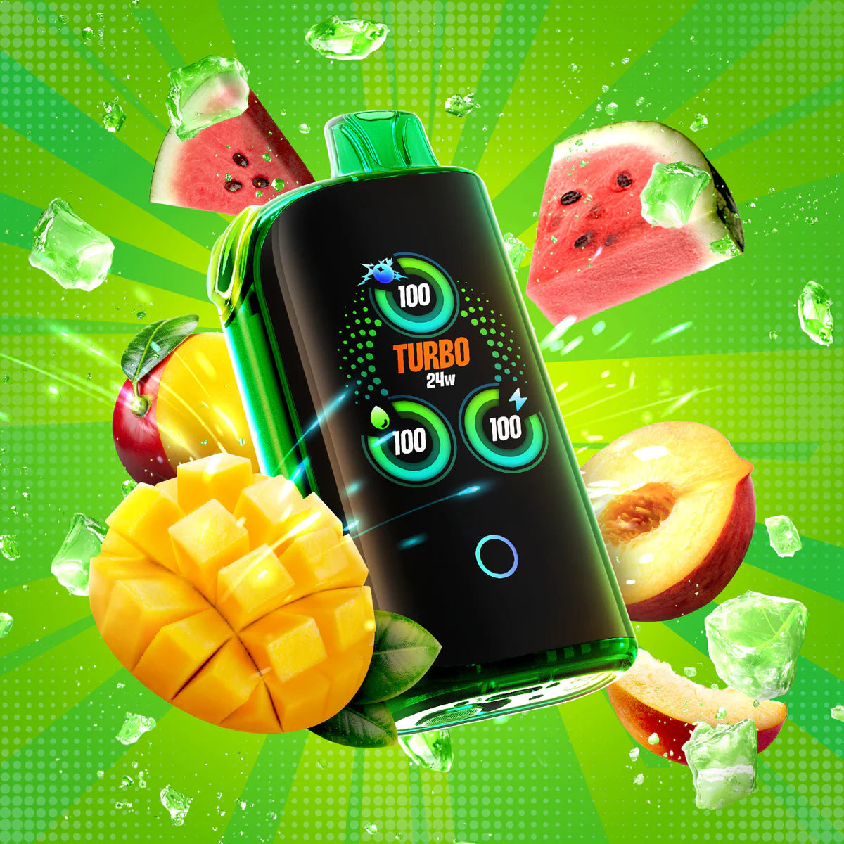 Drip'n by Envi x Fasta Blast 30K Mango Peach Watermelon Ice (Sour)