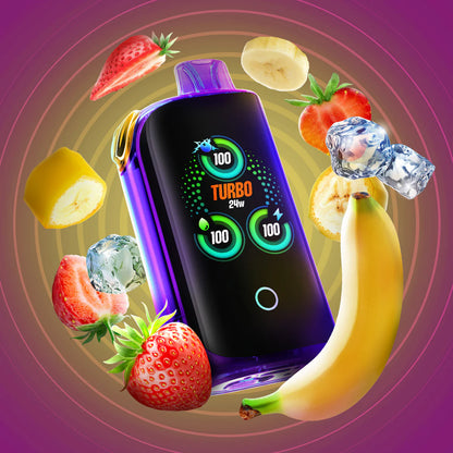 Drip'n by Envi x Fasta Blast 30K Banana Ice + Strawberry (Fusion)