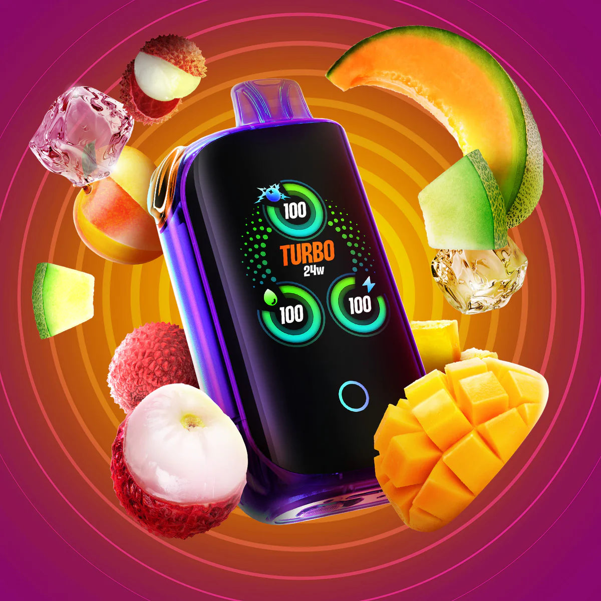 Drip'n by Envi x Fasta Blast 30K Mango Ice + Lychee Melon (Fusion)