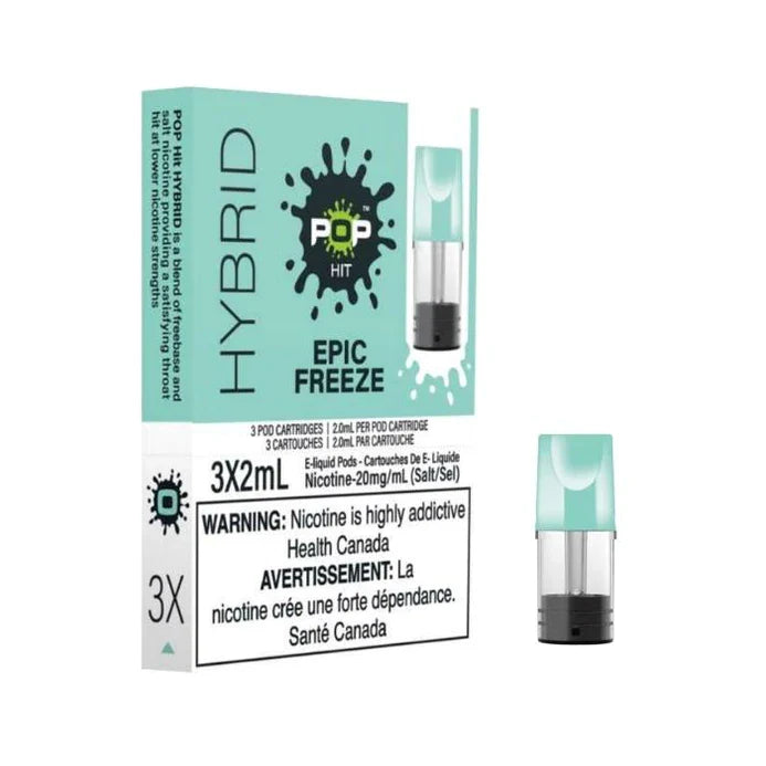Pop Hit Hybrid Pod (Pack of 3) - Epic Freeze 20mg/mL