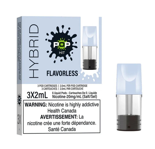 Pop Hit Hybrid Pod (Pack of 3) - Flavourless 20mg/mL