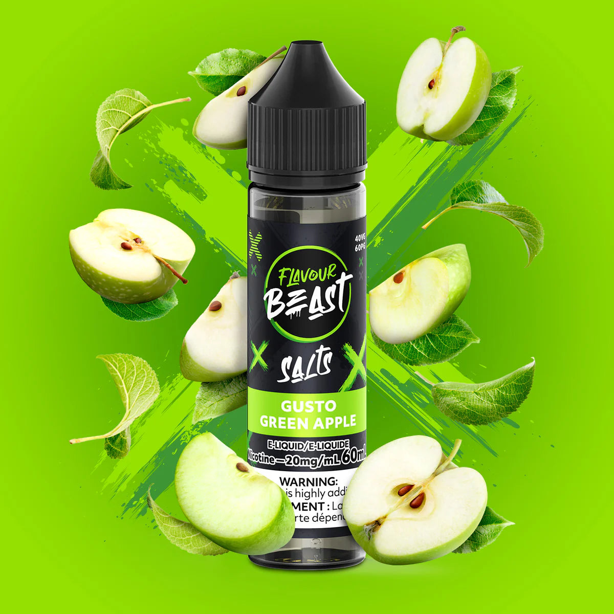 Flavour Beast Salt - Gusto Green Apple