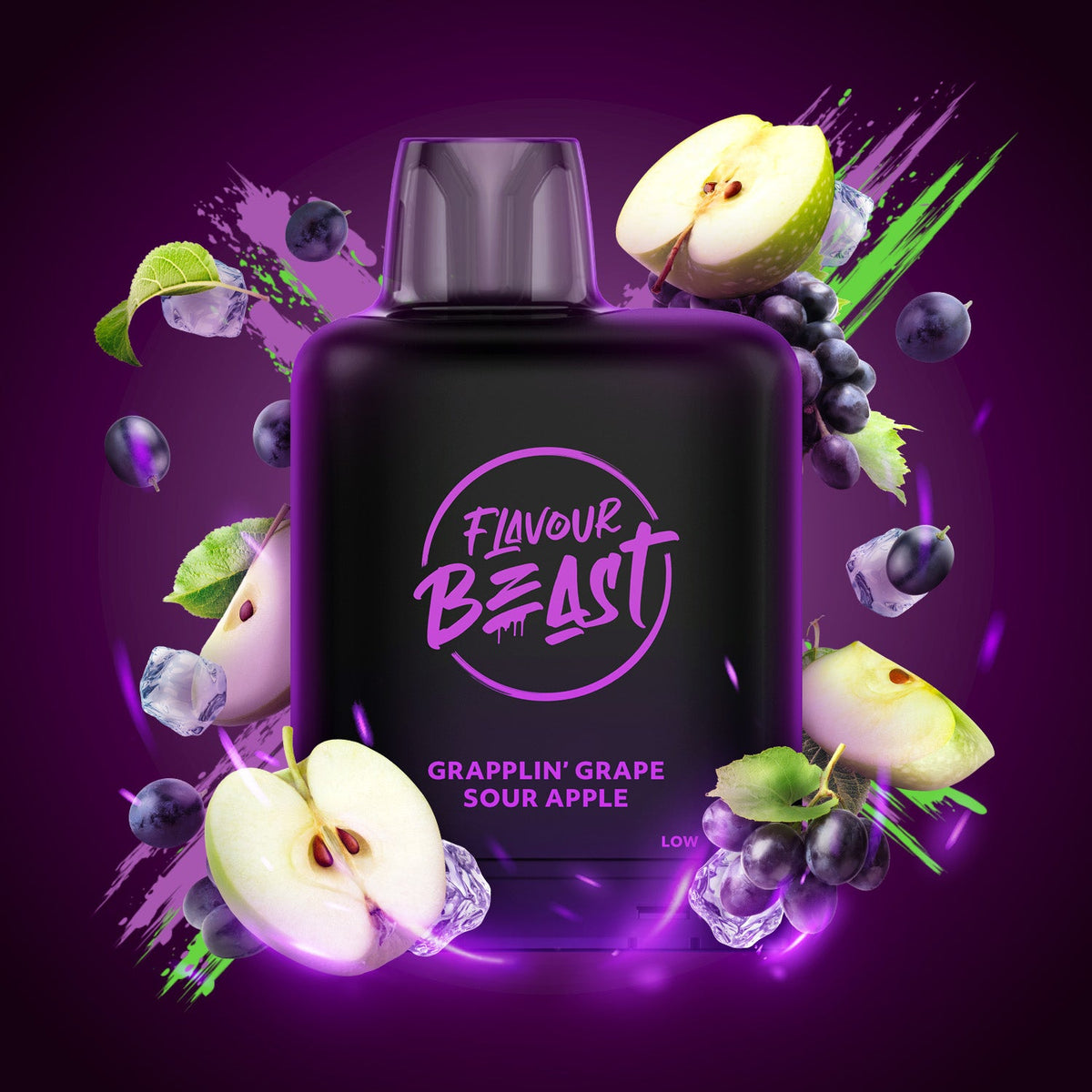 Level X Flavour Beast Boost G2 Grapplin' Grape Sour Apple Iced