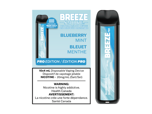 Breeze Pro Zero Nic - Blueberry Mint