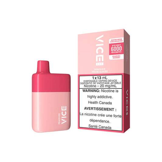 VICE BOX DISPOSABLE - PEACH ICE