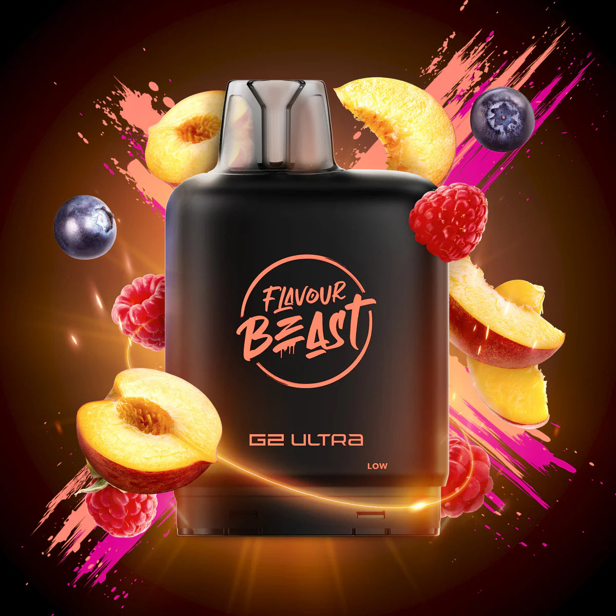 Level X Flavour Beast G2 Packin' Peach Berry