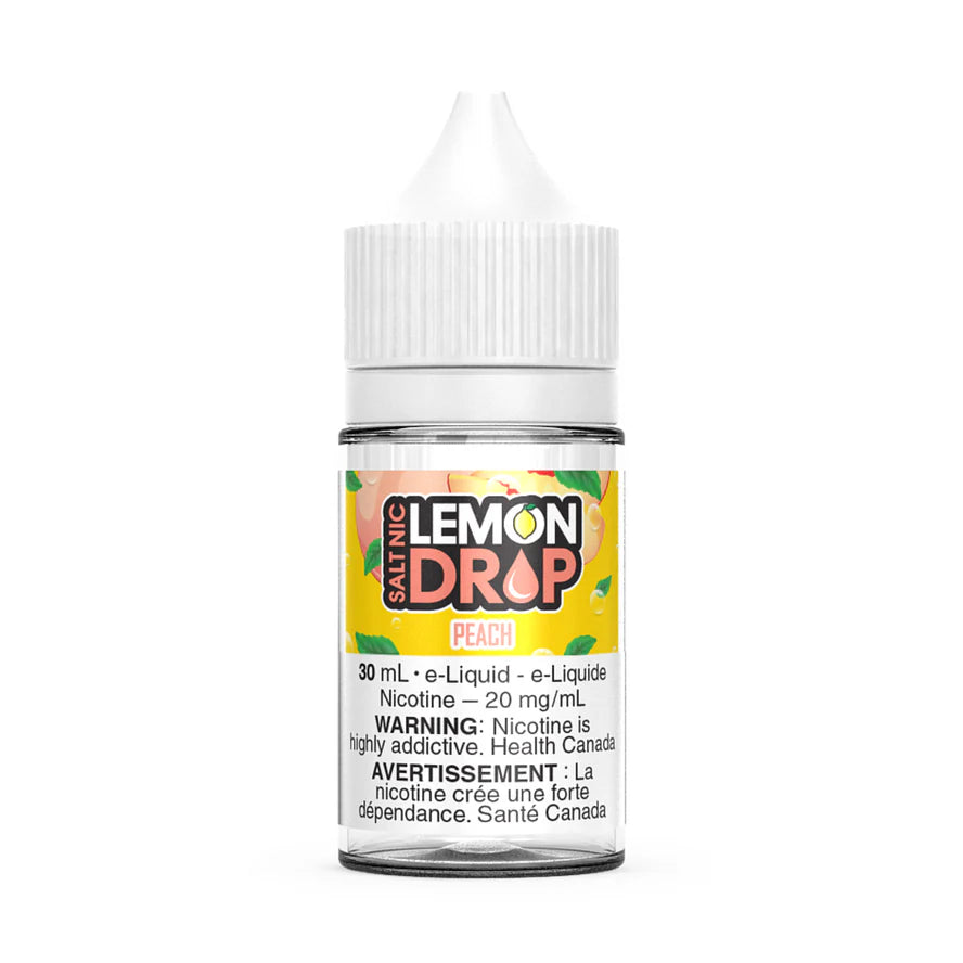 Peach - Salt Nic Lemon drop 20mg/mL 30mL e-liquid