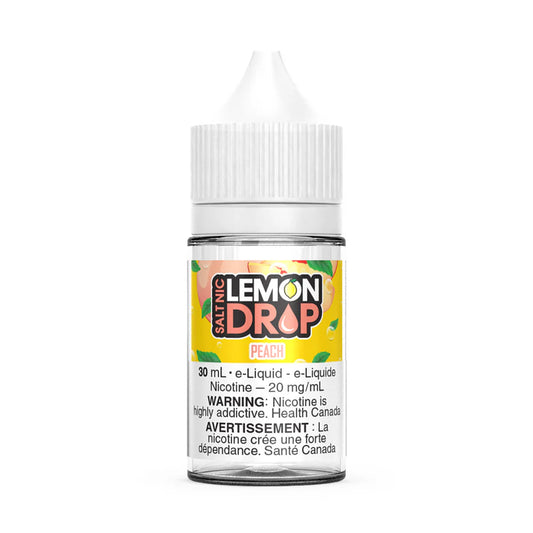 Peach - Salt Nic Lemon drop 20mg/mL 30mL e-liquid