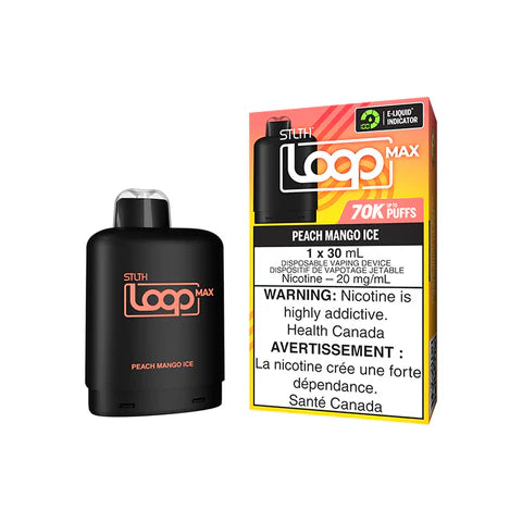 STLTH LOOP MAX POD VAPE 70K- PEACH MANGO ICE